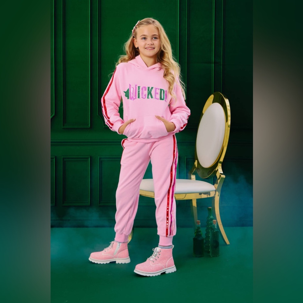 YOUTH WICKED SEQUIN STRIPE SET: Size 12